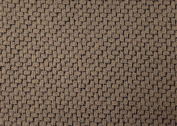 Macro close-up of performance textile weave