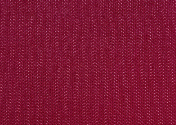 Close-up of richly dyed red fabric texture