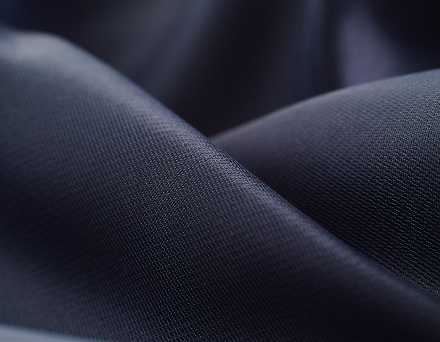 Close-up of premium white woven textile